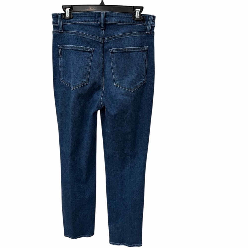 PAIGE Ultra High Rise Straight Jeans Stargazed Distressed Sz 30 |Vintage Stretch - Picture 5 of 8